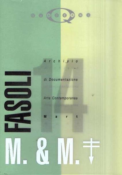 Archivio Di Documentazione Arte Contemporanea N.14 M. &Amp M. Fasoli - Gabriella Belli - copertina