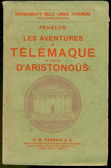 Les aventures de Télémaque et celles d'Aristonous - François Fénelon - copertina