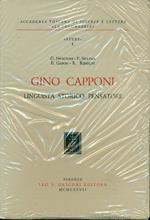 Gino Capponi. Linguista, storico, pensatore