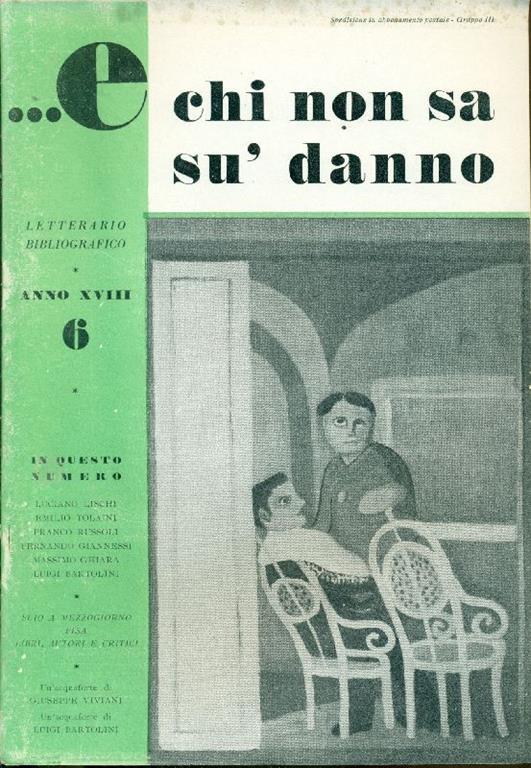 E chi non sa sù danno. Giugno 1949, Anno XVIII, N. 6 - copertina