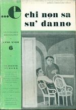 E chi non sa sù danno. Giugno 1949, Anno XVIII, N. 6