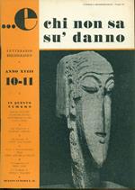 E chi non sa sù danno. Ottobre - Novembre 1949, Anno XVIII, N. 10/11