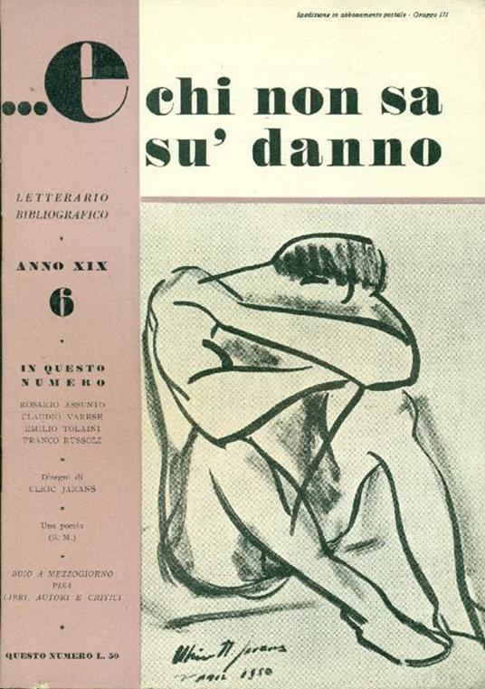 E chi non sa sù danno. Giugno 1950, Anno XIX, N. 6 - copertina