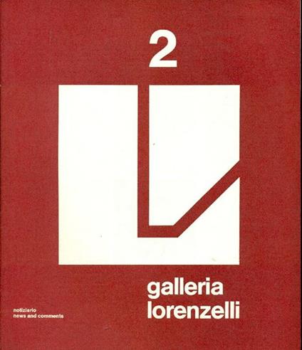 Notiziario n. 2 della Galleria Lorenzelli. Febbraio 1977 - copertina