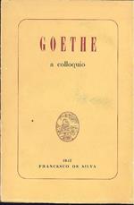 Goethe a colloquio