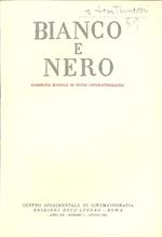 Bianco e Nero. Anno XX, Numero 4, Aprile 1959