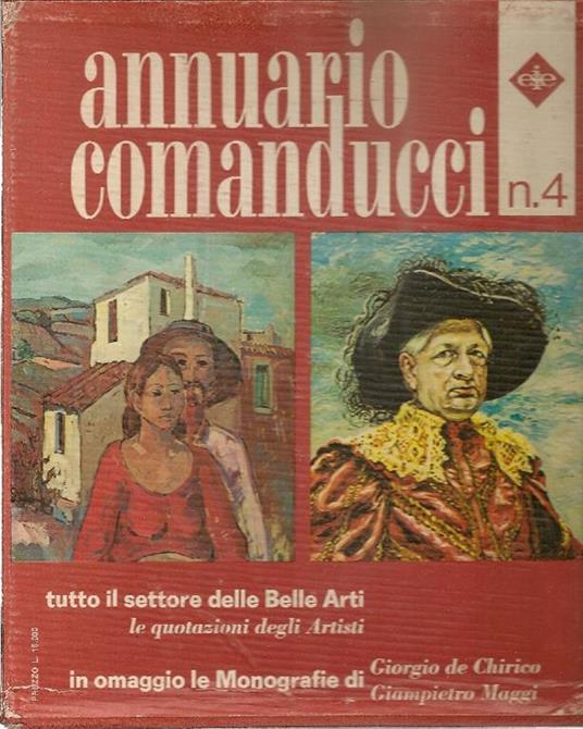 Annuario Comanducci 1977 n. 4. Guida ragionata delle Belle Arti a cura di Angioletto Restelli - copertina