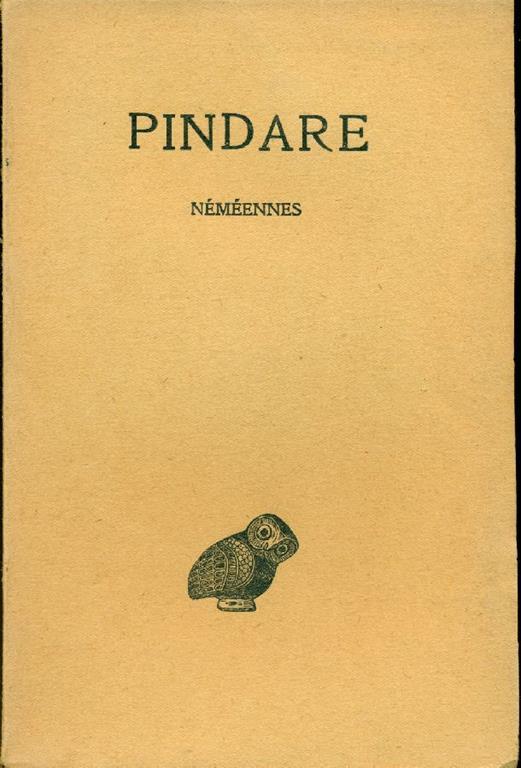 Néméennes - Pindaro - copertina