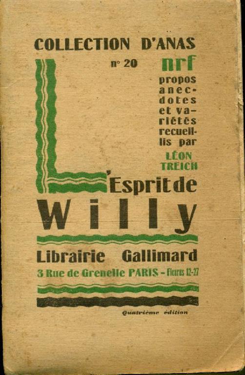 L' esprit de Willy - copertina