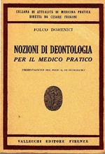 Nozioni di deontologia per il medico pratico