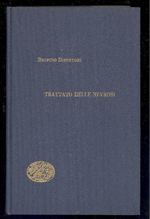 Trattato delle nevrosi - Beppino Disertori - copertina