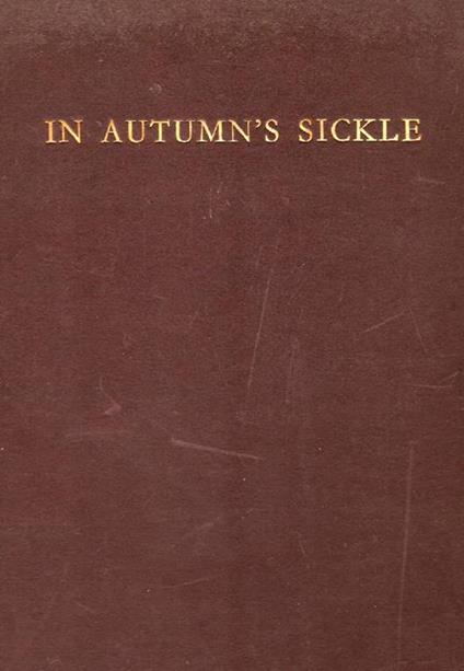 In autumn's sickle - copertina