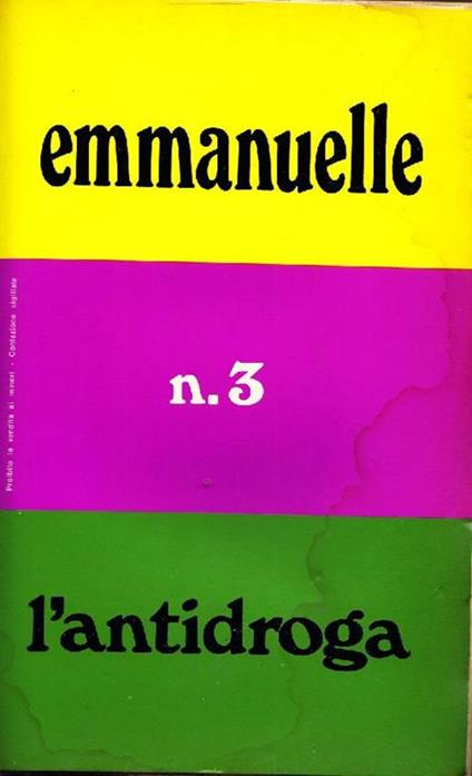 Emmanuelle. N.3 L'antidroga - Emmanuelle - copertina