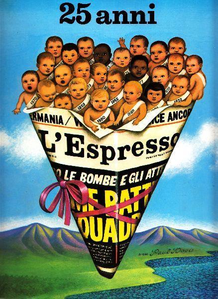 25 anni. L'Espresso. 1955. 1980 - copertina