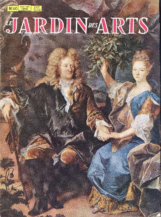 Le Jardin des Arts. Février 1958. N. 40 - copertina