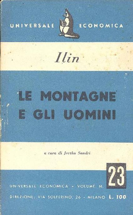 Le montagne e gli uomini - Mikail Ilin - copertina