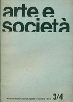 Arte e Società. Anno IV, N 3/4 (nuova serie), agosto-novembre 1975