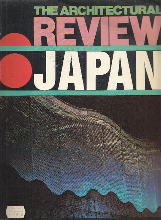 The Architectural Review. Japan. Volume CLXXXII N. 1089. November 1987 - copertina