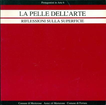 La pelle dell'arte: riflessioni sulla superficie - copertina