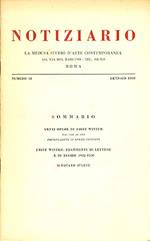 Notiziario La Medusa. Numero 18. Gennaio 1960