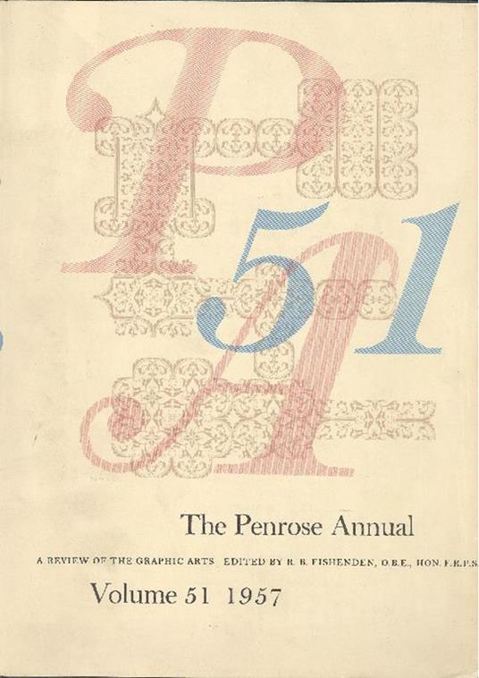 Penrose. A review of graphic Arts. Volume 51, 1957 - copertina