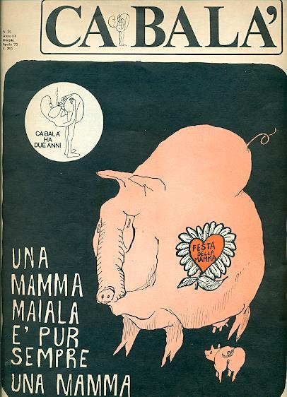 Ca Balà, N.25, Anno III. Mensile Aprile 1973 - copertina