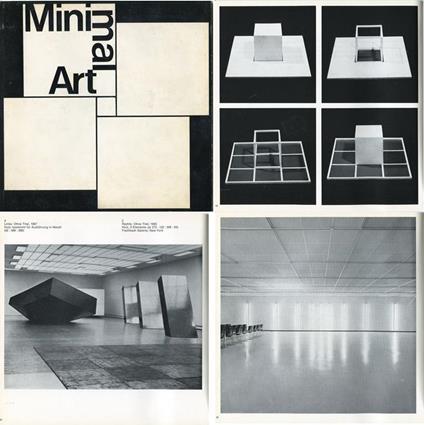 Minimal Art. Andre Bladen Flavin Grosvenor Judd LeWitt Morris Smith Smithson Steiner - copertina