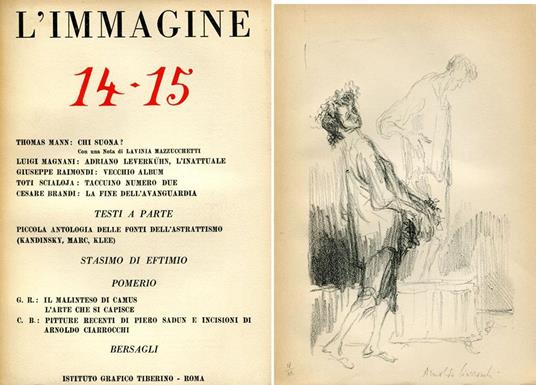 L' Immagine, Anno II, Numero 14-15, 1950 - copertina