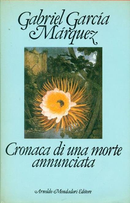 Cronaca di una morte annunciata - Gabriel García Márquez - copertina