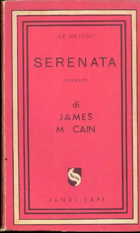 Serenata - James M. Cain - copertina
