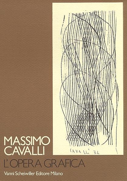 L' opera grafica - Massimo Cavalli - copertina