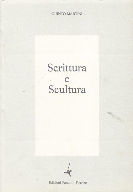 Scrittura e scultura - Quinto Martini - copertina