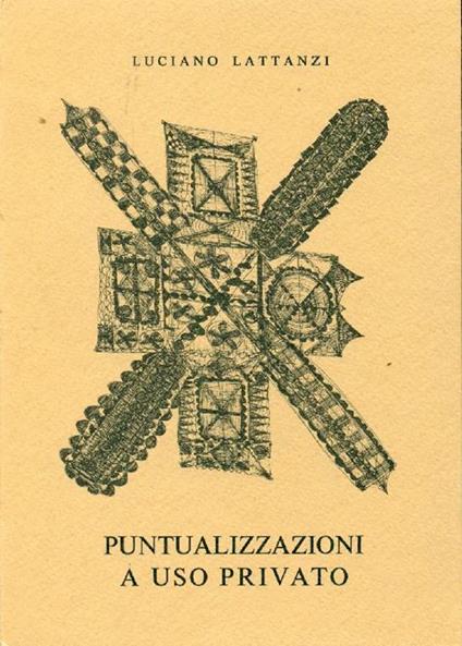 Puntualizzazioni a uso privato - Luciano Lattanzi - copertina