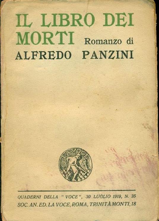 Il libro dei morti - Alfredo Panzini - copertina