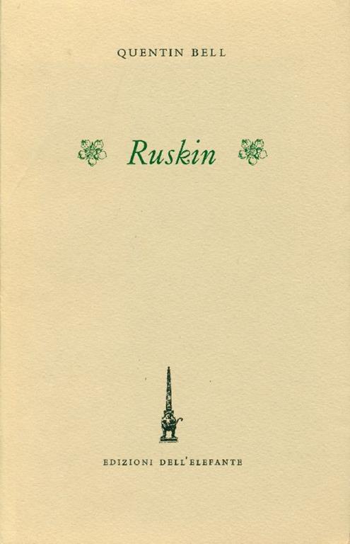 Ruskin - Quentin Bell - copertina