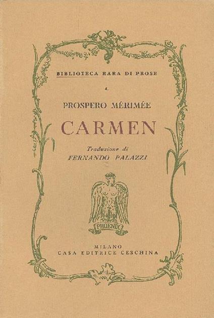 Carmen - Prosper Mérimée - copertina