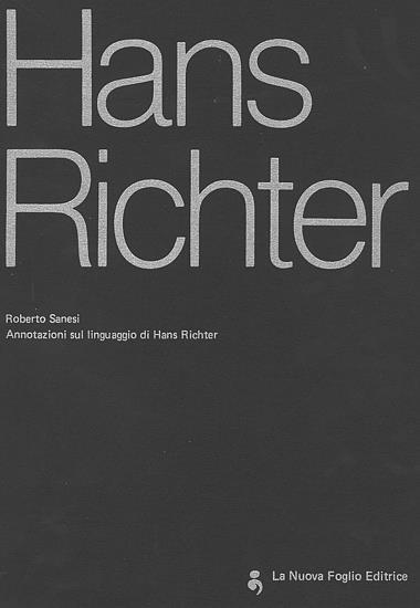Hans Richter - Roberto Sanesi - copertina
