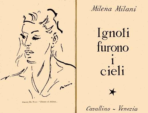 Ignoti furono i cieli - Milena Milani - copertina