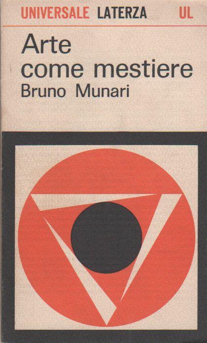 Arte come mestiere - Bruno Munari - copertina