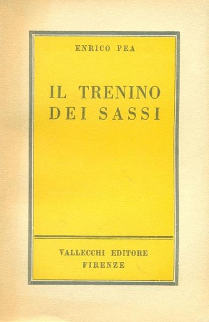 Il trenino dei sassi - Enrico Pea - copertina