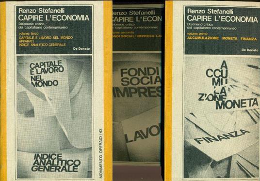 Capire l'economia. Dizionario critico del capitalismo contemporaneo Accumulazione moneta finan - Renzo Stefanelli - copertina