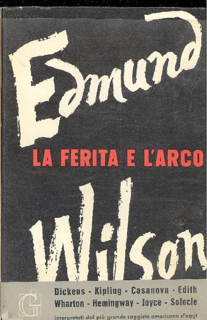 La ferita e l'arco - Edmund Wilson - copertina