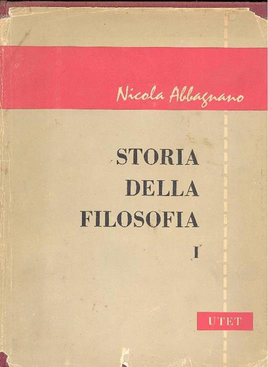 Storia della filosofia - Nicola Abbagnano - copertina
