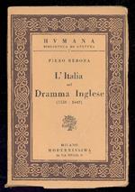 L' Italia nel Dramma Inglese (1558-1642)