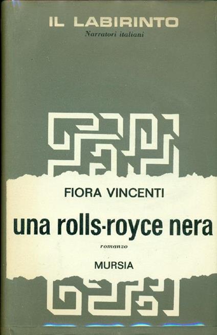 Una rolls-royce nera - Flora Vincenti - copertina