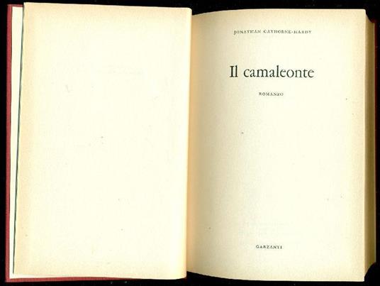 Il camaleonte - Jonathan Gathorne-Hardy - copertina