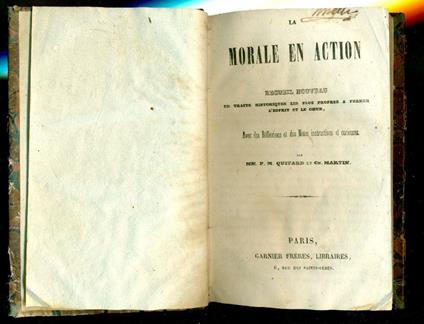 La morale en action - Charles-Noel Martin - copertina