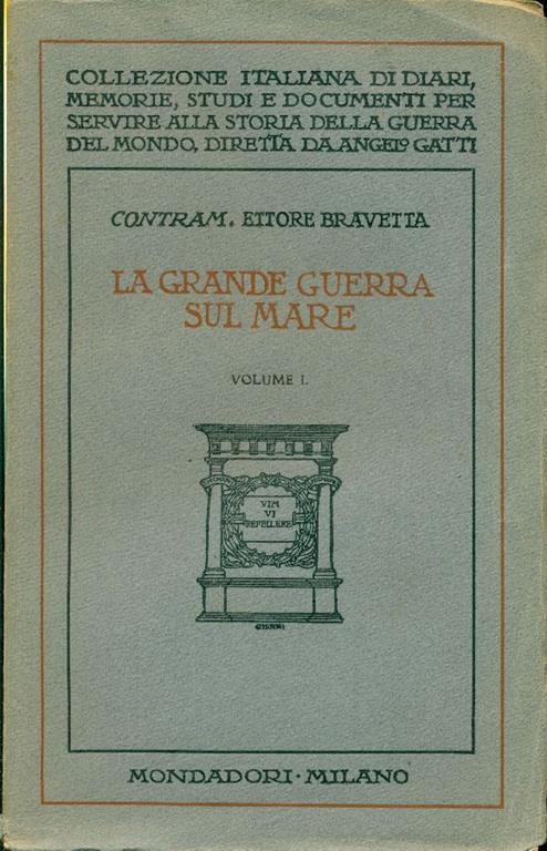 La grande guerra sul mare - Ettore Bravetta - copertina