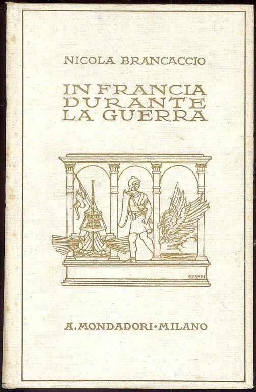 In Francia durante la guerra - Nicola Brancaccio - copertina