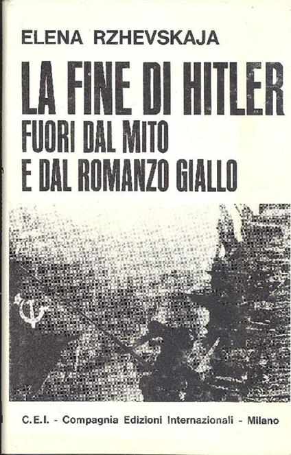 La fine di Hitler - Elena Rzhevskaja - copertina